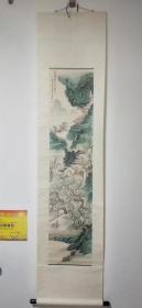 清朝画家彭晹精绘《孤山寻梅》立轴一幅，精装表