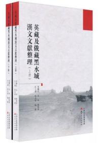 英藏及俄藏黑水城汉文文献整理 上下册