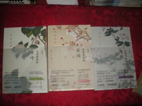 美的窒息的唐诗 诗经 宋词 套装3册套装（英汉对照）