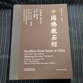 中国佛教石经 山东省（第四卷 8开精装 全二册）