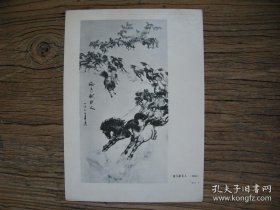 1973年，16开宣传画 《骏马献亲人》商华堂 作