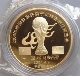 上海 造币厂 足球 天津 纪念章 40mm