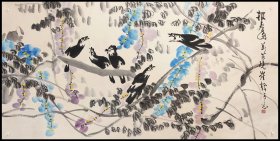 崔辉（山东画院艺术顾问，山东文史馆馆员）花鸟