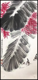 叶绿野（中国美术家协会会员，广州美术学院教授）花鸟