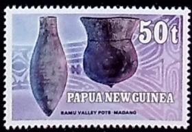 念椿萱 巴布亚新几内亚邮票0434 8244陶器本地陶器全新