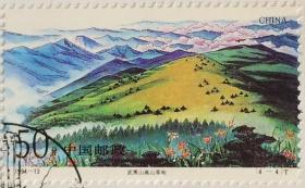 念椿萱 邮票1994年1994-13 武夷山 4-4 高山草甸 50分封洗票