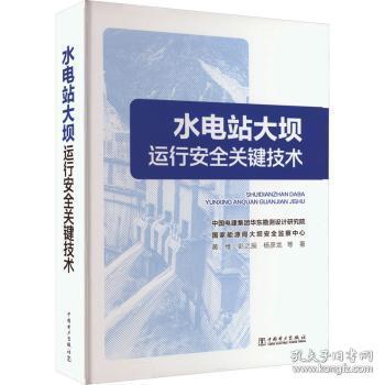 RT正版速发 水电站大坝运行关键技术黄维中国电力出版社9787519878108