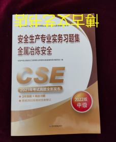 中级注册安全工程师2022教材配套辅导安全生产专业实务习题集.金属冶炼安全：2022版