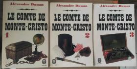 Le Comte De Monte-Cristo（Tome I~III）《基督山伯爵》（全三册）法文原版、大仲马名著
