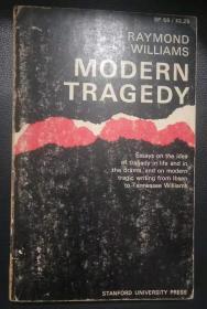 Modern Tragedy 《现代悲剧 》 雷蒙·威廉斯的经典之作     【英文原版】