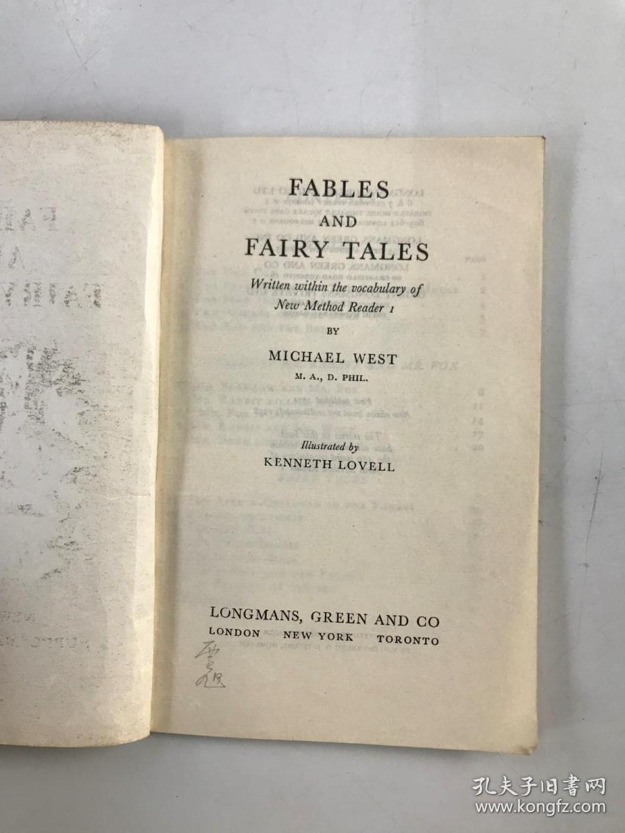 FABLES AND FAIRY TALES