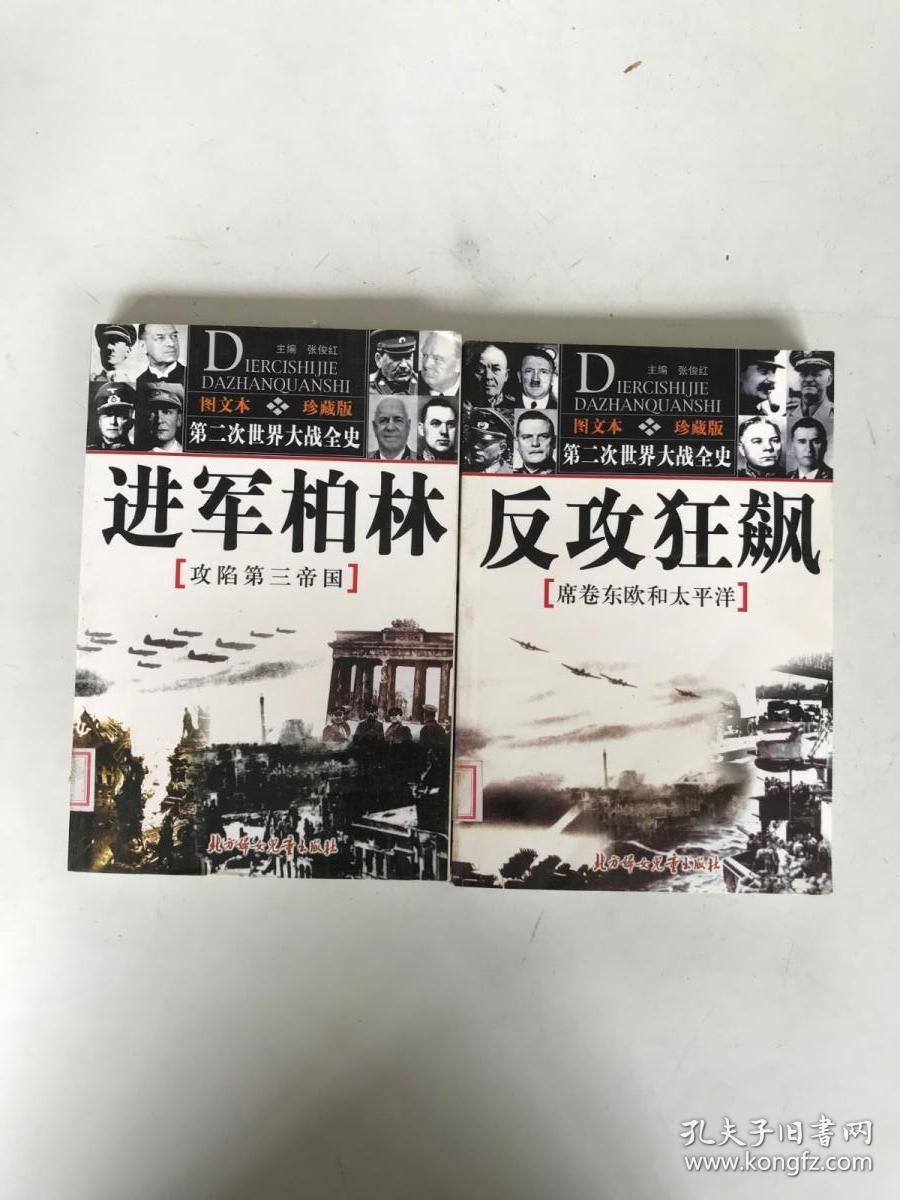 第二次世界大战全史:进军柏林 +反攻狂飙2本合售