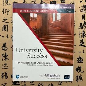 【正版二手】英文原版University Success Oral Communication Intermediate Student Book with MyLab大学成功口语交流 中高级学生用书  9780134652719