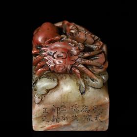 旧藏寿山芙蓉石雕刻