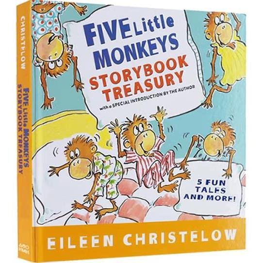 Five Little Monkeys Storybook Treasury  五只小猴子 英文原版