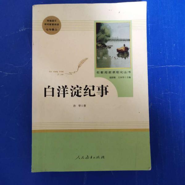 白洋淀纪事 名著阅读课程化丛书（统编语文教材配套阅读）七年级上