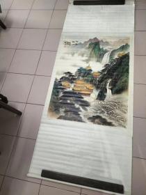 中堂画  锦绣江山（一）【193x76cm】【耿新民  作】【武强年画出版社】