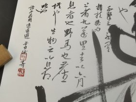 书法真迹《逍遥游》