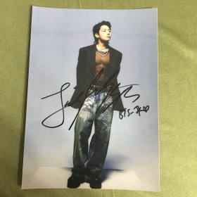 BTS Jung Kook 田柾国  签名照片 GOLDEN 专辑  宣传照 限量收藏 K-POP 7寸 202311D