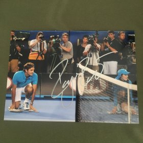 罗杰·费德勒（Roger Federer）签名照片 7寸 网球运动员 2023A