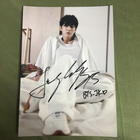 BTS Jung Kook 田柾国  签名照片 GOLDEN 专辑  宣传照 限量收藏 K-POP 7寸 202311C