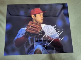 大谷翔平 Ohtani Shohei 亲笔签名照片 10寸 职业棒球运动员 2023D