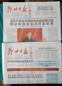 郑州日报2024.1.17（八版）、18（十二版）各5份共10份合售