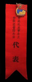 1960跃进誓师大会纪念章及代表证（95品）