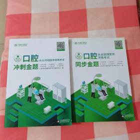 金英杰 2019年口腔执业/助理医师资格考试冲刺金题+同步金题（2本合售） 正版现货 内页干净