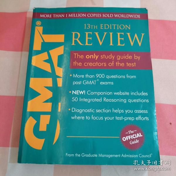 The Official Guide for GMAT Review, 13th EditionGMAT官方指南，第13版 英文原版