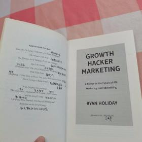 Growth Hacker Marketing：A Primer on the Future of PR  Marketing  and Advertising【内页有划线笔记】