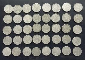 1955年5分40枚流通硬分币，编号：C1