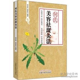 何氏美容祛斑灸法 方剂学、针灸推拿 何天有,何彦东 新华正版