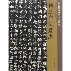 独孤守义墓志/唐代稀见墓志书法精选 毛笔书法 编者:唐辉 新华正版