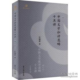 中国文学批评范畴十五讲::: 中国现当代文学理论 汪涌豪 新华正版