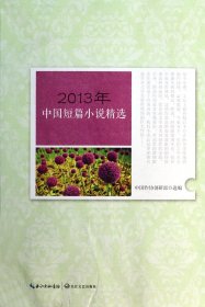 2013年中国短篇小说精选 作家作品集 中国作协创研部