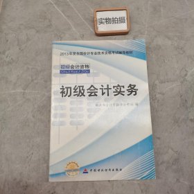 2013全国会计专业技术资格考试辅导教材：初级会计实务