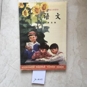 六年制小学课本：语文（第五册，库存新书无笔迹）（91822）