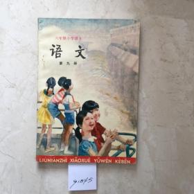 六年制小学课本：语文（第九册，库存新书无笔迹，书上边有少量水迹）（91845）