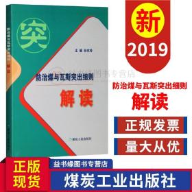 【正版现货】2019新版防治煤与瓦斯突出细则解读 煤炭工业出版社孙东玲主编防突细则解读煤矿山安全学习书籍煤炭煤与瓦斯突出事故