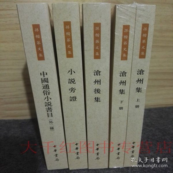 沧州集：孙楷第文集