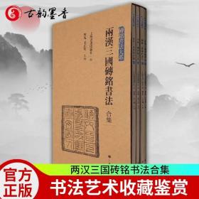 正版 两汉三国砖铭书法合集 砖铭书法大系西汉新莽砖铭东汉有纪年汉隶汉字法书作品集五体上海书画出版社书法艺术收藏鉴赏