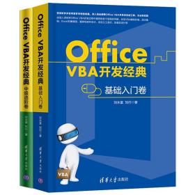 全2册 Office VBA开发经典基础入门卷 中级进阶卷 刘永富 刘行 BASIC语言 职场办公开发自学 Office编程培训讲师教学程序设计书籍