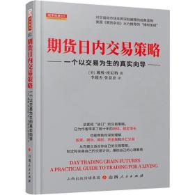 期货日内交易策略 : 一个以交易为生的真实向导  舵手证券图书