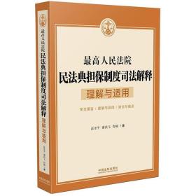 最高人民法院民法典担保制度司法解释理解与适用 高圣平 谢鸿飞 程啸 著 法律实务 担保制度 ZGFZ