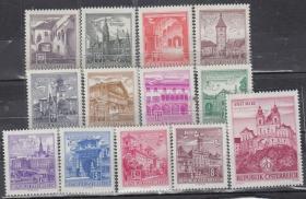 奥地利1962-1970年邮票-建筑