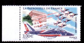 L2法国邮票 2008航空 飞机1全