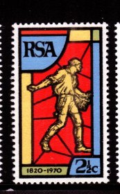M7南非邮票 1970圣经协会150周年 播种
