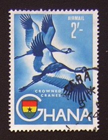 加纳 1959 航空邮票-丹顶鹤 信销