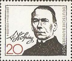联邦德国邮票 西德1965年 477 雇工联盟创始人科尔平 1全新